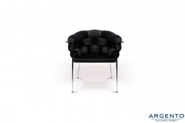 krzeslo-do-jadalni-balloon-tapicerowane-czarno-srebrne-metalowe-nogi-argento-01